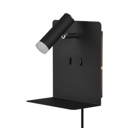 ELEMENT CZARNY KINKIET LED USB 222570232 Trio Lighting